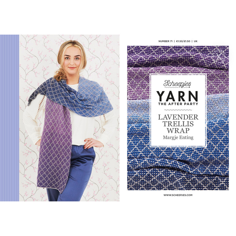 Lavender Trellis Wrap - kötésminta Lavender Trellis Wrap - kötésminta